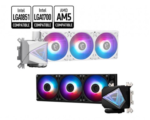 Chłodzenie procesora MAG CORELIQUID I360 WHITE 360mm ARGB /306-7ZW8A21-C24 Chłodzenie procesora MAG CORELIQUID I360 WHITE 360mm ARGB /306-7ZW8A21-C24