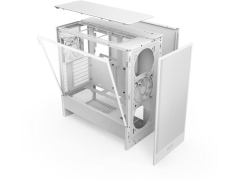 Obudowa H5 FLOW RGB Midi Tower z oknem (2024) Biała Obudowa H5 FLOW RGB Midi Tower z oknem (2024) Biała