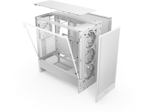 Obudowa H5 FLOW RGB Midi Tower z oknem (2024) Biała Obudowa H5 FLOW RGB Midi Tower z oknem (2024) Biała