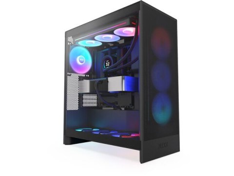 Obudowa H7 FLOW RGB Midi Tower z oknem (2024) Czarna Obudowa H7 FLOW RGB Midi Tower z oknem (2024) Czarna