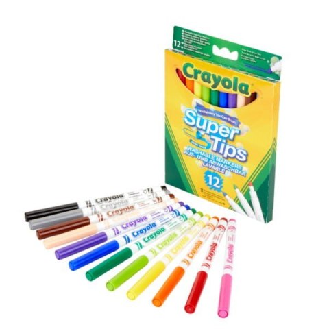 Flamastry Super tips Pastel 12 sztuk Flamastry Super tips Pastel 12 sztuk