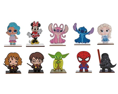 Mozaika diamentowa Crystal Art Buddies Figurka 2D Stitch Angel Mozaika diamentowa Crystal Art Buddies Figurka 2D Stitch Angel