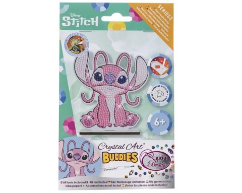 Mozaika diamentowa Crystal Art Buddies Figurka 2D Stitch Angel Mozaika diamentowa Crystal Art Buddies Figurka 2D Stitch Angel
