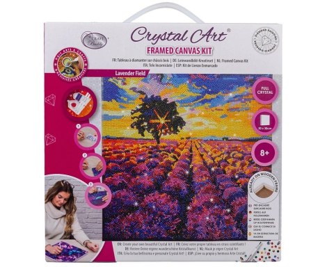 Obraz Crystal Art Lawendowe Pole Obraz Crystal Art Lawendowe Pole