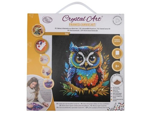 Obraz Crystal Art Sowa Obraz Crystal Art Sowa