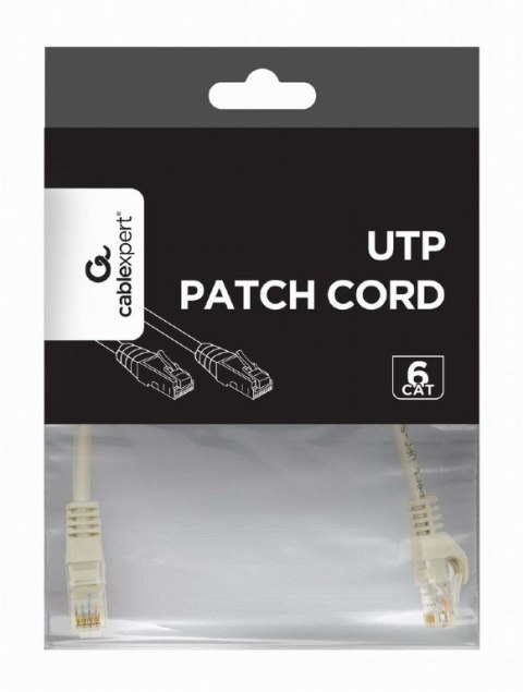 Patch cord kat.6 miedź UTP 15m szary Patch cord kat.6 miedź UTP 15m szary