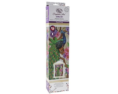 Plakat Crystal Art Paw i Piwonia Plakat Crystal Art Paw i Piwonia