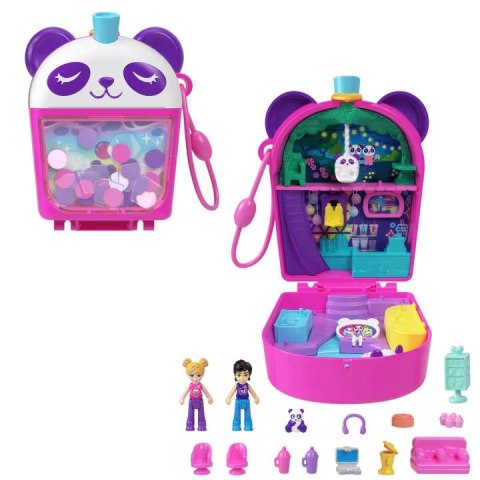 Figurki Polly Pocket Bubble Tea Panda zestaw kompaktowy Figurki Polly Pocket Bubble Tea Panda zestaw kompaktowy