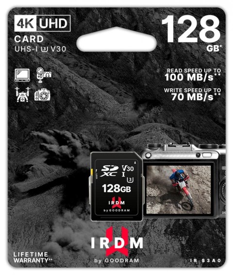 Karta pamięci SD IRDM 128GB UHS-I U3 Karta pamięci SD IRDM 128GB UHS-I U3