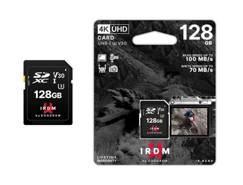 Karta pamięci SD IRDM 128GB UHS-I U3 Karta pamięci SD IRDM 128GB UHS-I U3