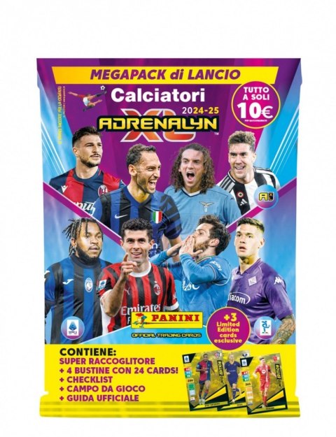 Karty Liga włoska 2025 Megazestaw startowy Karty Liga włoska 2025 Megazestaw startowy