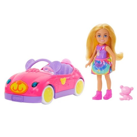 Lalka Barbie Chelsea Misiowy pojazd zestaw z samochodem Lalka Barbie Chelsea Misiowy pojazd zestaw z samochodem