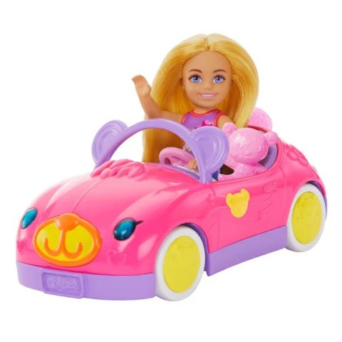 Lalka Barbie Chelsea Misiowy pojazd zestaw z samochodem Lalka Barbie Chelsea Misiowy pojazd zestaw z samochodem