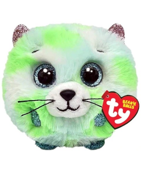 Maskotka TY Beanie balls Kot zielony Maskotka TY Beanie balls Kot zielony
