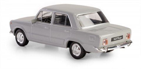 Pojazd PRL Fiat 125p popielaty