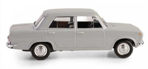 Pojazd PRL Fiat 125p popielaty
