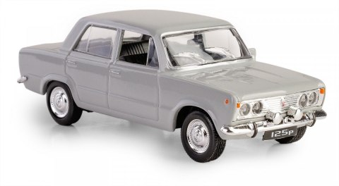 Pojazd PRL Fiat 125p popielaty