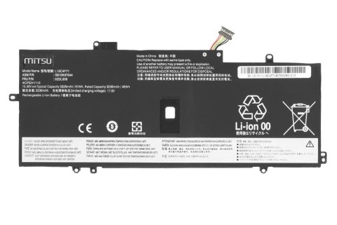 Bateria do Lenovo ThinkPad X1 Yoga 4 5 Carbon 7 8 3325 mAh (51 Wh) 15.36V Bateria do Lenovo ThinkPad X1 Yoga 4 5 Carbon 7 8 3325 mAh (51 Wh) 15.36V