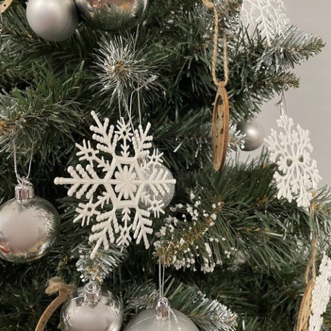 Bombki choinkowe- śnieżynki 12szt. Ruhhy 22516 Ruhhy