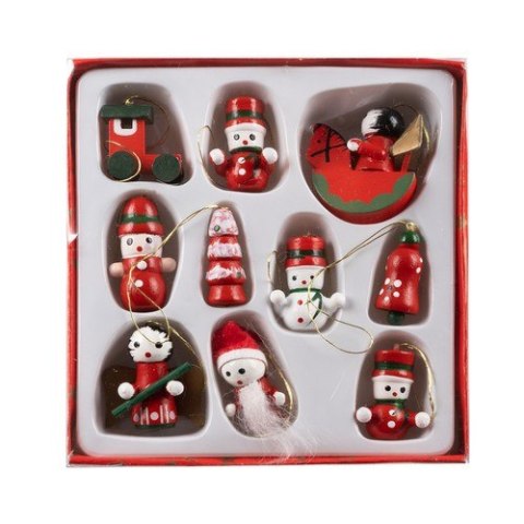 Bombki/ zawieszki choinkowe 10szt. Ruhhy 22943 Ruhhy