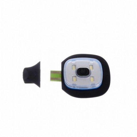 Czapka zimowa z latarką- czarna Trizand 22663 Trizand