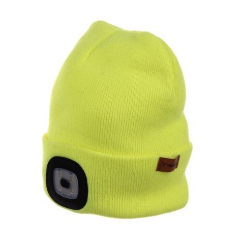 Czapka zimowa z latarką- żółta Trizand 22664 Trizand