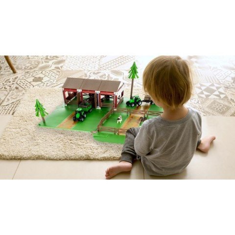 Farma ze zwierzętami + 2 autka rolnicze 22404 Kruzzel