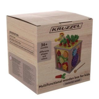Kostka edukacyjna drewniana- sorter Kruzzel 22566 Kruzzel