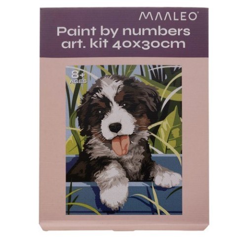 Malowanie po numerach 40x30cm- pies Maaleo 22780 Maaleo Malowanie po numerach 40x30cm- pies Maaleo 22780 Maaleo