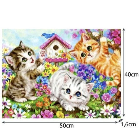Malowanie po numerach 40x50cm- kotki Maaleo 22781 Maaleo