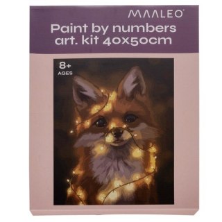 Malowanie po numerach 40x50cm- lisek Maaleo 22782 Maaleo