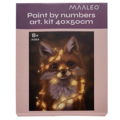 Malowanie po numerach 40x50cm- lisek Maaleo 22782 Maaleo