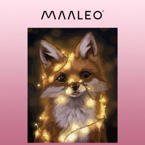 Malowanie po numerach 40x50cm- lisek Maaleo 22782 Maaleo