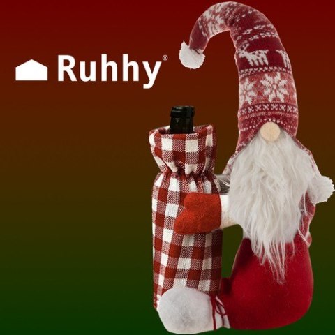 Skrzat świąteczny z torbą na butelkę Ruhhy 22508 Ruhhy