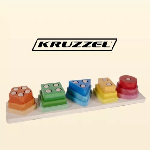Sorter- układanka drewniana Kruzzel 22492 Kruzzel Sorter- układanka drewniana Kruzzel 22492 Kruzzel