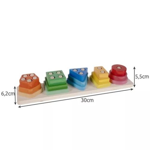 Sorter- układanka drewniana Kruzzel 22492 Kruzzel Sorter- układanka drewniana Kruzzel 22492 Kruzzel