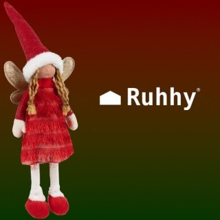 Wróżka- figurka świąteczna czerwona Ruhhy 22346 Ruhhy