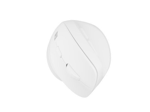 Mysz bezprzewodowa wertykalna Crake 2 BT 5.2 + 2.4GHz biała