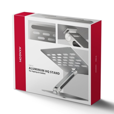 STND-LQ Podstawa do laptopów aluminiowa 10-16" cali regulowane kąty nachylenia STND-LQ Podstawa do laptopów aluminiowa 10-16" cali regulowane kąty nachylenia