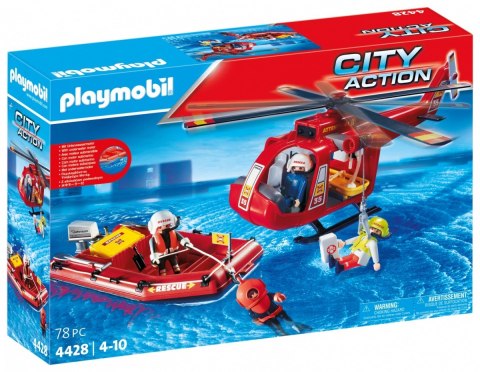 Zestaw z figurkami City Action 4428 Helikopter ratowniczy z pontonem Zestaw z figurkami City Action 4428 Helikopter ratowniczy z pontonem