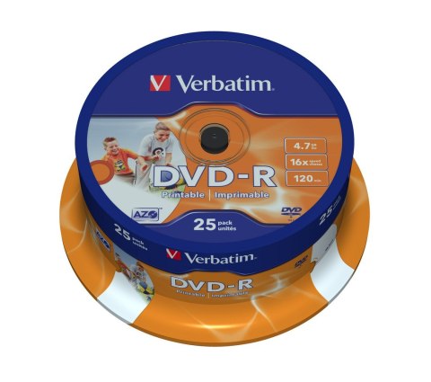 DVD-R 16x 4.7GB 25P CB PRINTABLE 43538 DVD-R 16x 4.7GB 25P CB PRINTABLE 43538
