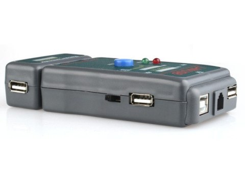 Tester diodowy kabli RJ4 5,RJ11,UTP,STP,USB AA/AB Tester diodowy kabli RJ4 5,RJ11,UTP,STP,USB AA/AB