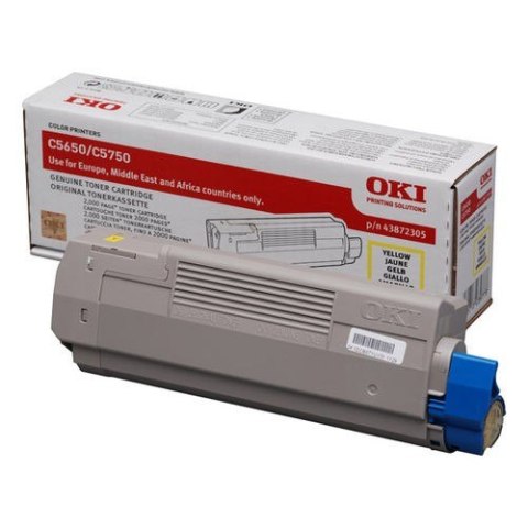 Toner C5650/5750 Yellow (2k) Toner C5650/5750 Yellow (2k)
