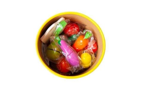 Warzywa do krojenia drewniane w wiaderku Kruzzel Warzywa do krojenia drewniane w wiaderku Kruzzel