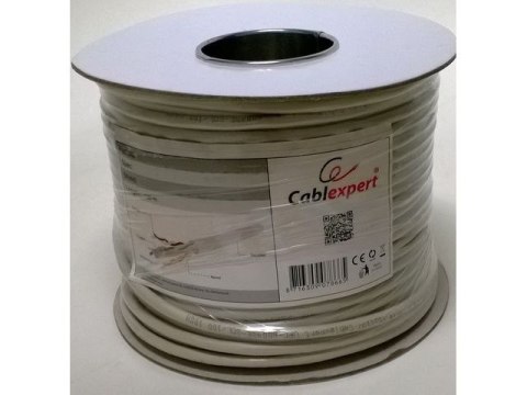 Kabel FTP KAT 6 drut 100m szary Kabel FTP KAT 6 drut 100m szary