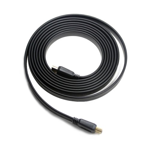 Kabel HDMI-HDMI v2.0 3D TV High Speed Ethernet 1M płaski (pozłacane końcówki) Kabel HDMI-HDMI v2.0 3D TV High Speed Ethernet 1M płaski (pozłacane końcówki)