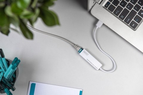 Karta sieciowa przewodowa USB 3.0 do Gigabit Ethernet 10/100/1000Mbps Karta sieciowa przewodowa USB 3.0 do Gigabit Ethernet 10/100/1000Mbps