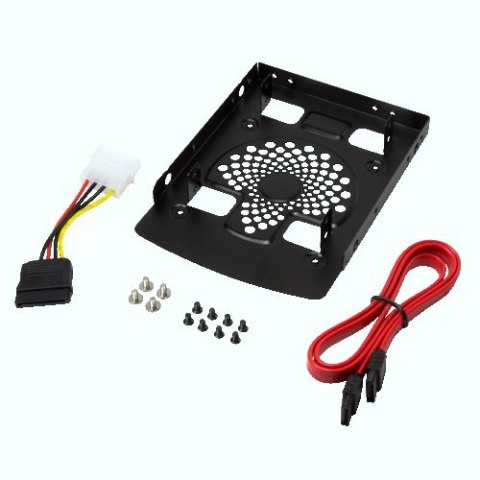 Uchwyt montażowy dla HDD 2x 2,5'' do 3.5'' Uchwyt montażowy dla HDD 2x 2,5'' do 3.5''