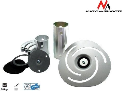 Uchwyt sufitowy do projektora Maclean MC-515 S 80-170mm 10kg Uchwyt sufitowy do projektora Maclean MC-515 S 80-170mm 10kg