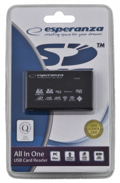 CZYTNIK KART PAMIĘCI ALL IN ONE EA119 USB 2.0 CZYTNIK KART PAMIĘCI ALL IN ONE EA119 USB 2.0
